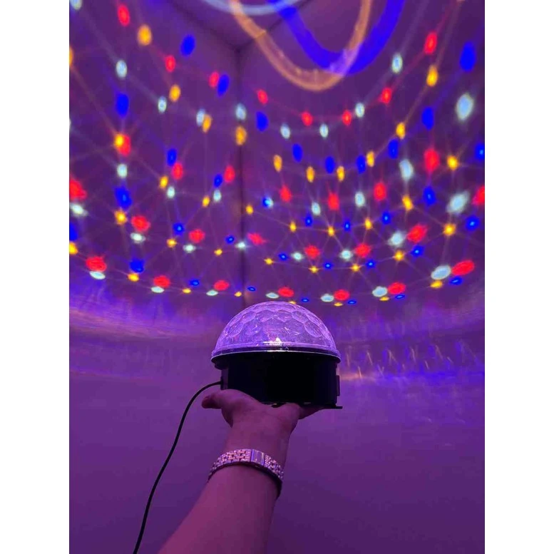 disco topu ışıklı bluetooth hoparlör usb led ışık