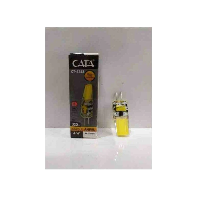 Cata CT-4252 4W 12V Iğne Uçlu Kapsül Ampul (1 Adet)