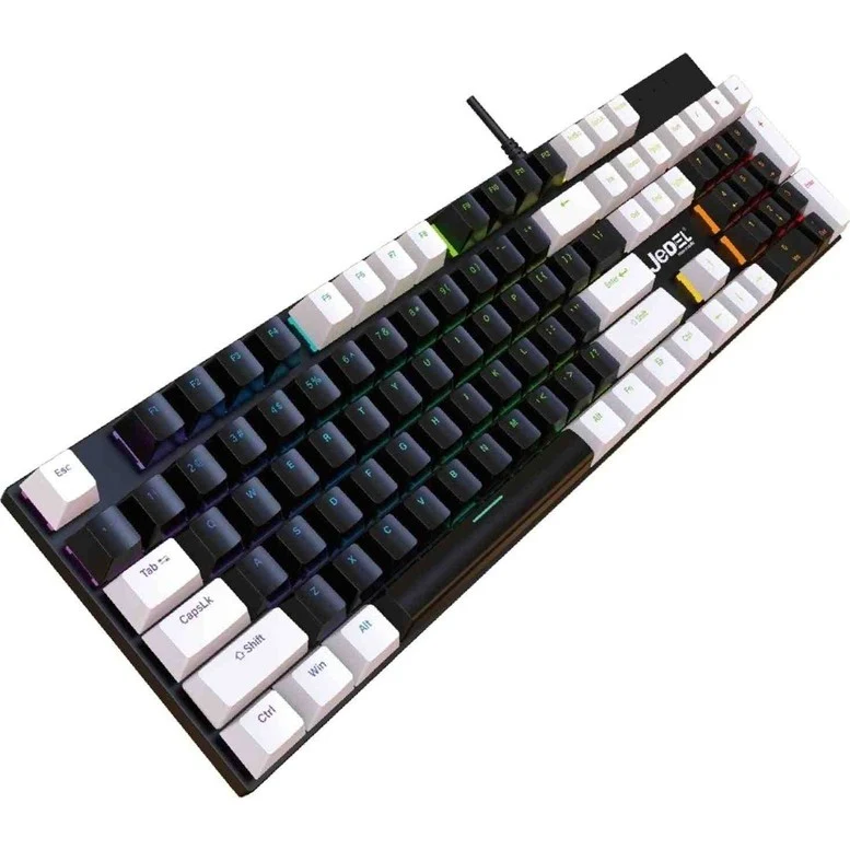 JEDEL KL-95D Blue Switch Rgb Mekanik Oyuncu Klavyesi – 104 Tuş – USB Kablolu