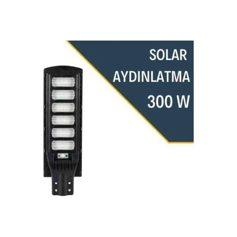 300 Watt Güneş Enerjili Sokak Armatörü, Sokak Lambası