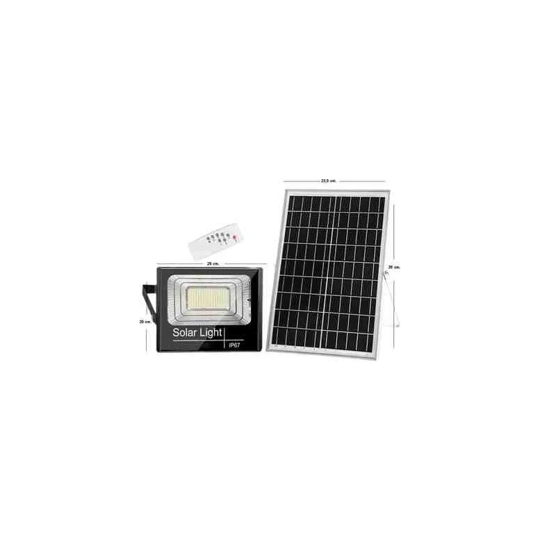 Tawitech Tawitec 300 Watt Solar Enerjili Projektör – Güneş Panelli - Uzaktan Kumandalı –