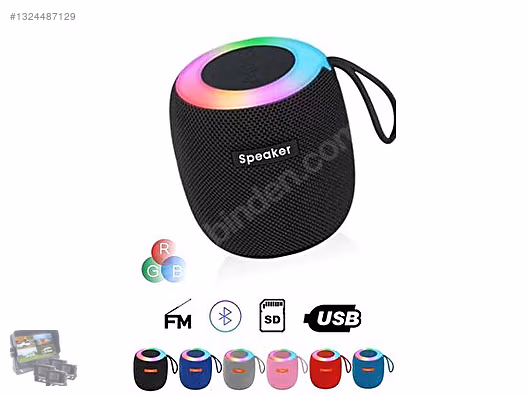 Jedel SA-147 RGB Taşınabilir Bluetooth Hoparlör
