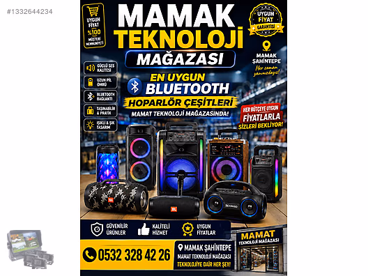 CS-8401 RGB Işıklı Şarjlı Bluetooth Hoparlör