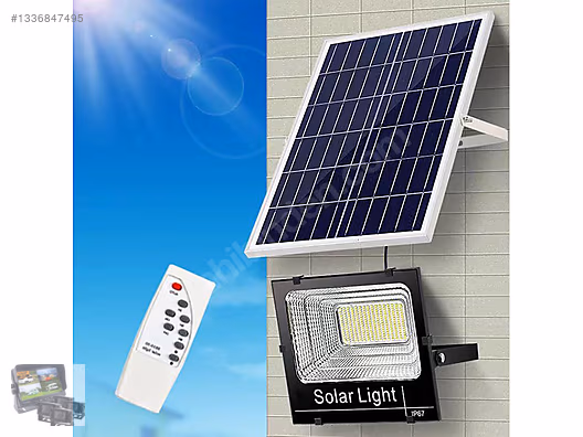 300 W Solar LED Bahçe Projektörü
