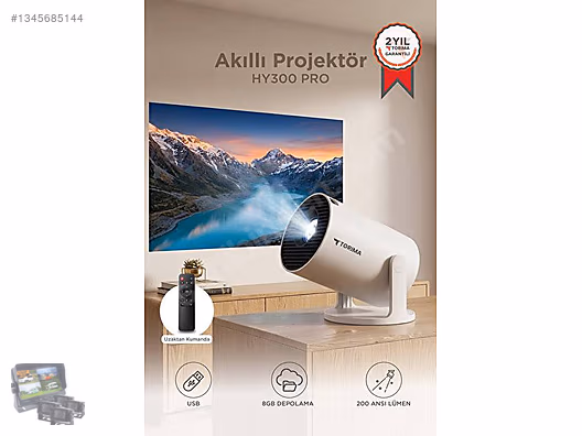 Lensun HY300 Pro+ Taşınabilir Projeksiyon Cihazı
