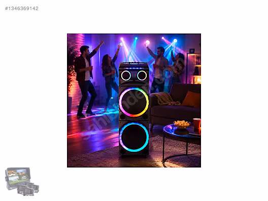 Hepu HP-930 80 W RGB Partybox Hoparlör
