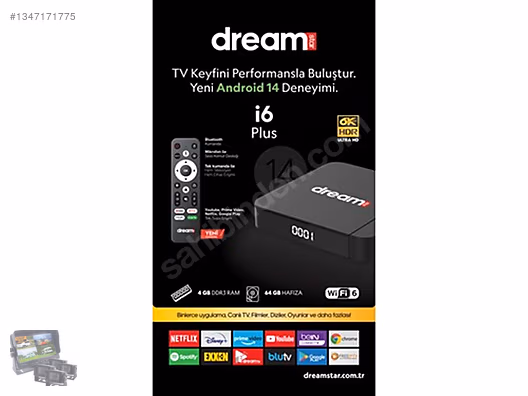 Dreamstar i6 Plus Android TV Box 4 GB / 64 GB